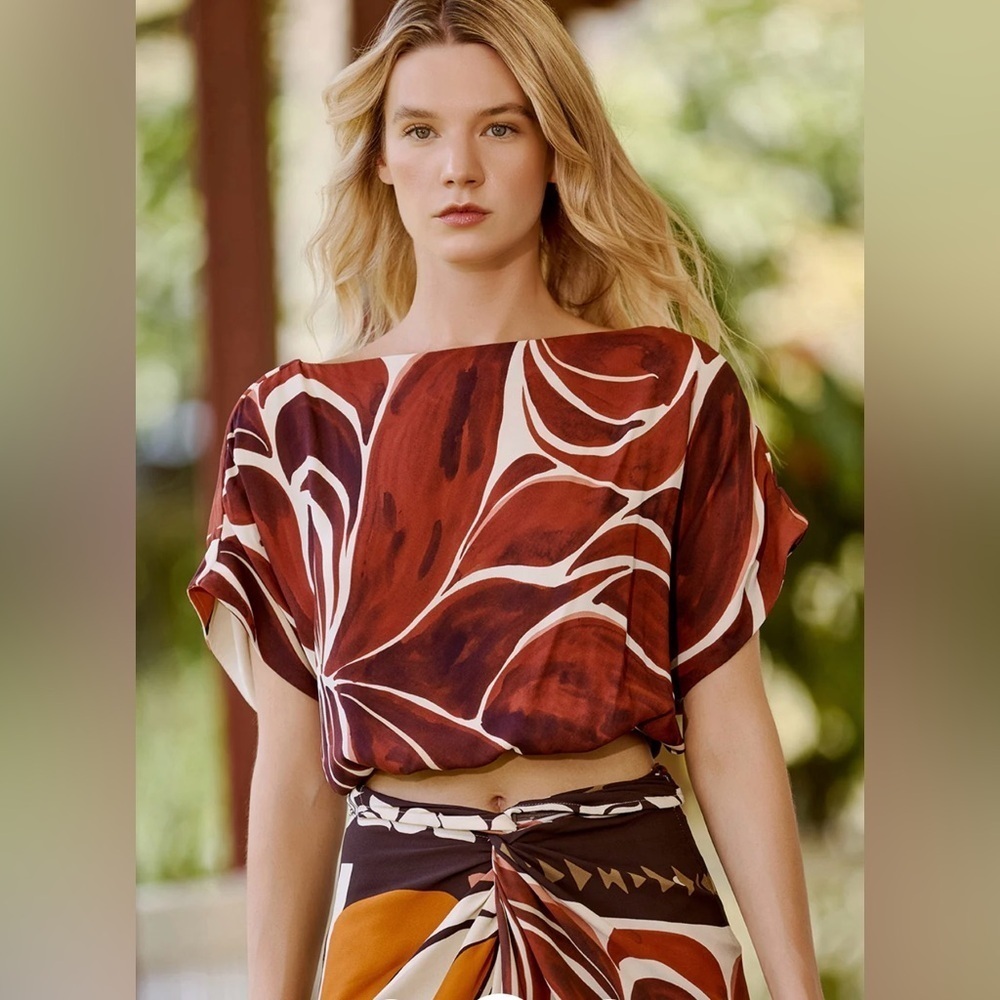 Padova (Colombian designer) top. Size S. Excellent condition. Worn only ONCE! - Picture 2 of 5